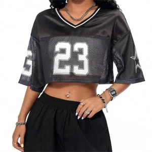 European and American oversized ball suit 2025 summer hollow out street spicy girl style top Y2K women's clothing